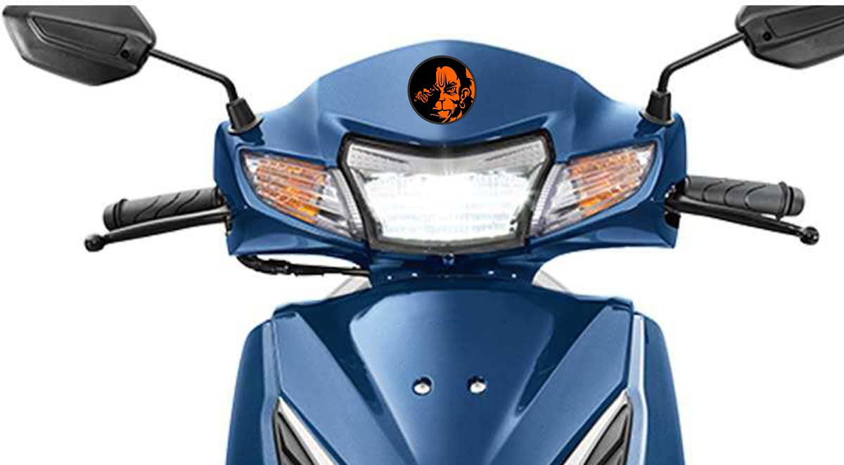 Boplo Hanuman God Bike Sticker Boplo Hanuman God Bike Sticker