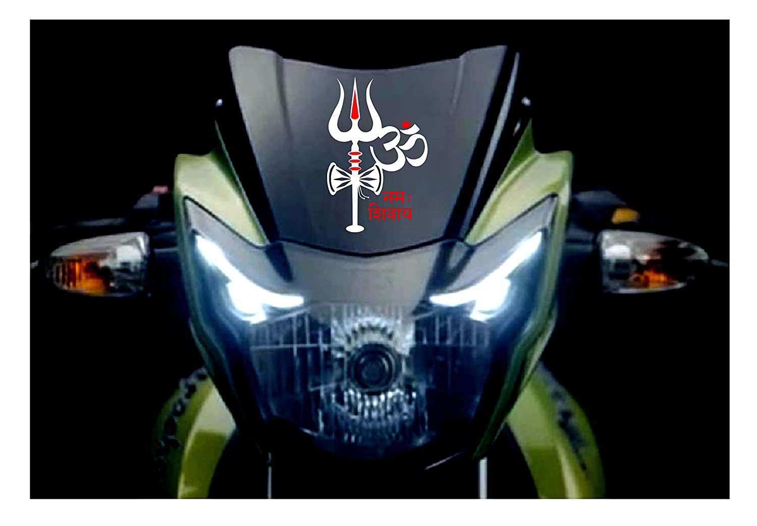 Boplo Namah Shivay Bike Sticker Boplo Namah Shivay Bike Sticker