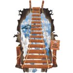 Boplo Magical Hole Floor Sticker