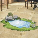 Boplo Beautiful Pond Floor Sticker