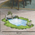 Boplo Beautiful Pond Floor Sticker Boplo Beautiful Pond Floor Sticker