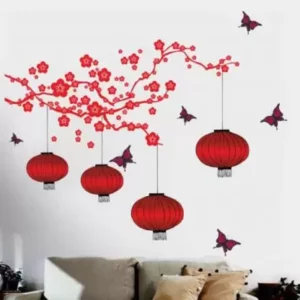 1bhaav Chinese Lamps Wall Sticker