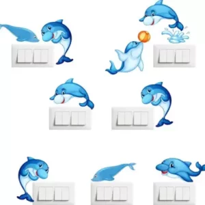 1bhaav Dolphin Switch Sticker
