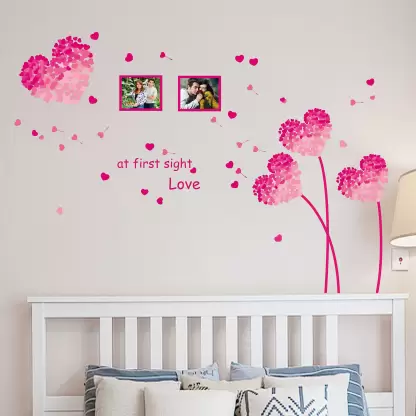 1bhaav Heart Shaped Wall Stickers 1bhaav Heart Shaped Wall Stickers