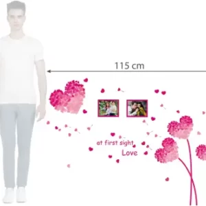 1bhaav Heart Shaped Wall Stickers