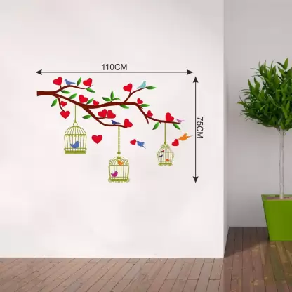 1bhaav Love Birds Wall Stickers (2)