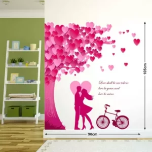 1bhaav Romantic Couple Wall Stickers