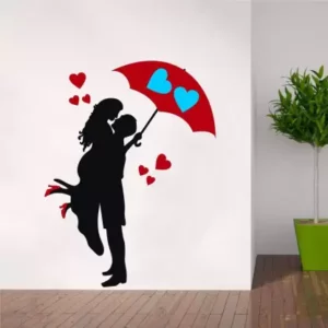 1bhaav Romantical Couple Wall Stickers