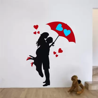 1bhaav Romantical Couple Wall Stickers (3)
