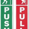 Boplo Push Pull Sign Stickers