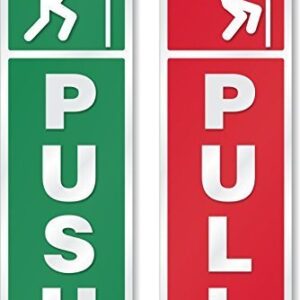 Boplo Push Pull Sign Stickers