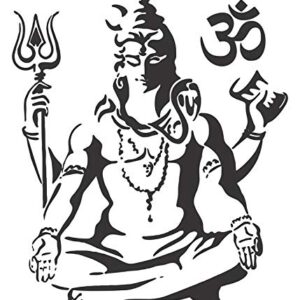 1bhaav Shiv Decorative Wall Stickers