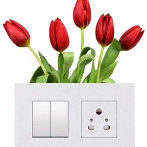 1bhaav Flowers Switch Board Sticker