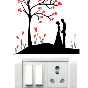 1bhaav Love Heart Switch Sticker