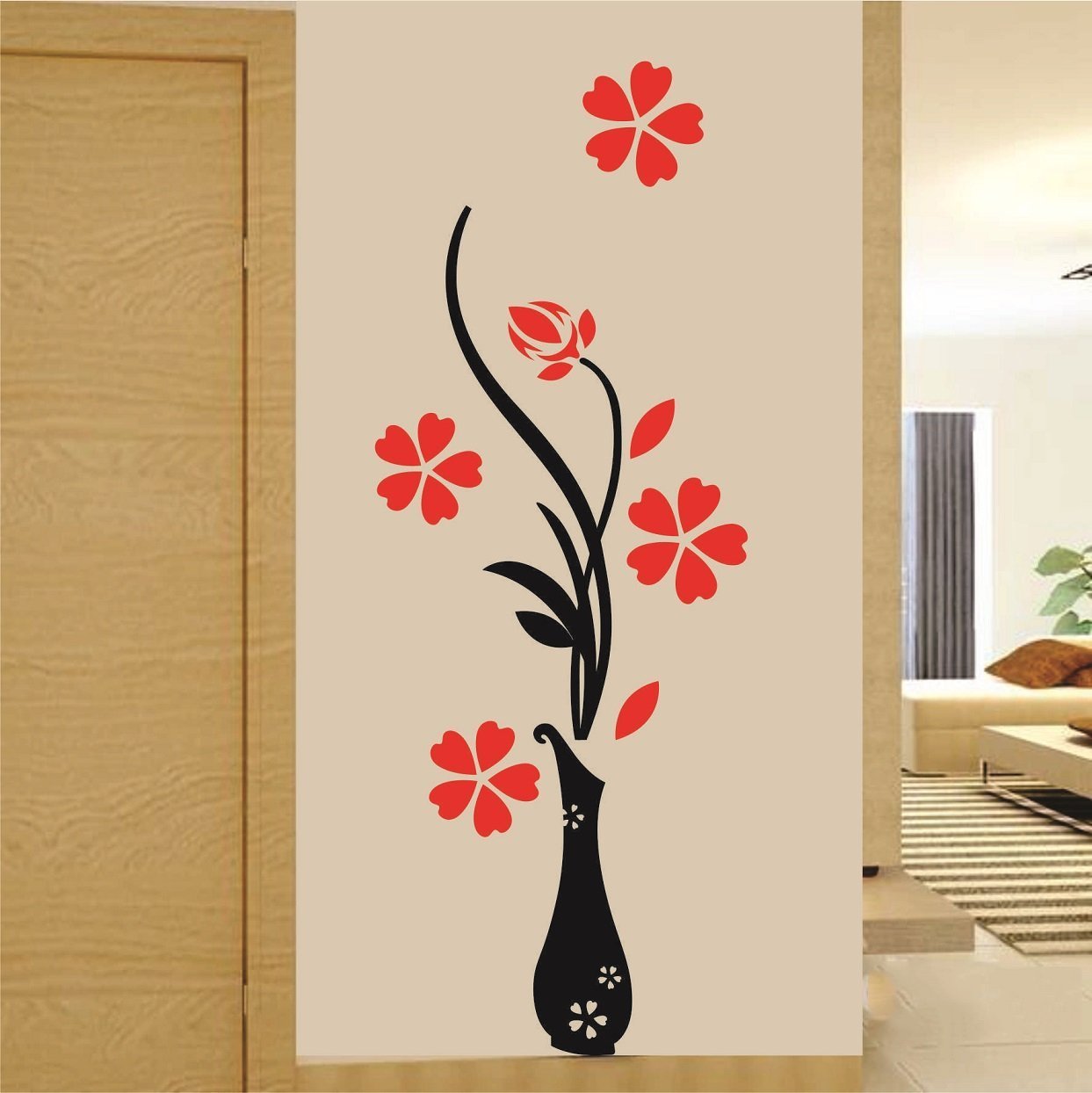 1bhaav Flowers Vase Sticker 1bhaav Flowers Vase Sticker