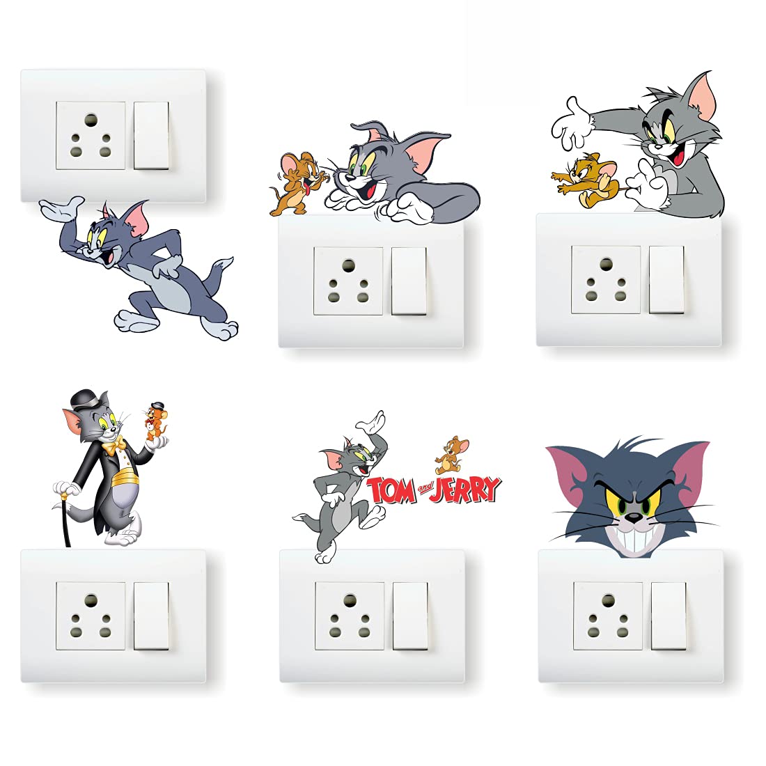 1bhaav Tom & Jerry Switch Stickers 1bhaav Tom & Jerry Switch Stickers