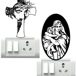 1bhaav Jesus Switch Board Sticker