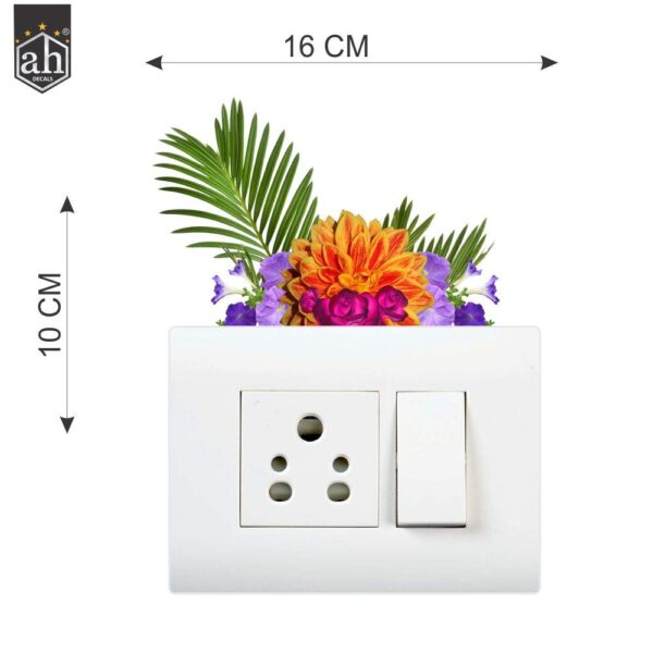 1bhaav Floral Design Switch Stickers
