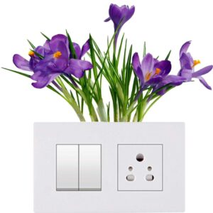 1bhaav Flowers Switch Board Sticker