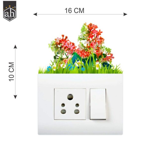 1bhaav Floral Design Switch Stickers