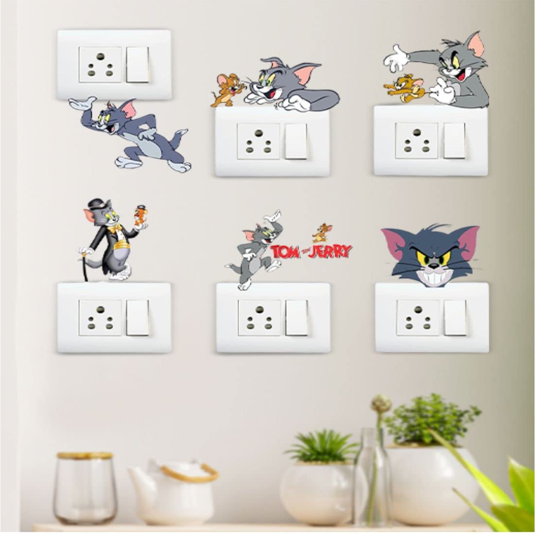 1bhaav Tom & Jerry Switch Stickers 1bhaav Tom & Jerry Switch Stickers