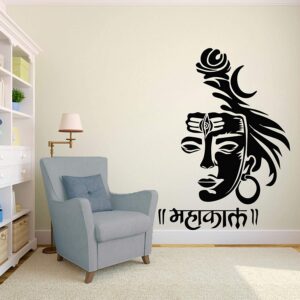 1bhaav Mahakal Face Wall Sticker