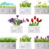 1bhaav Flowers Switch Board Sticker
