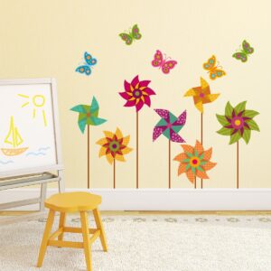 1bhaav Pinwheel Wall Stickers
