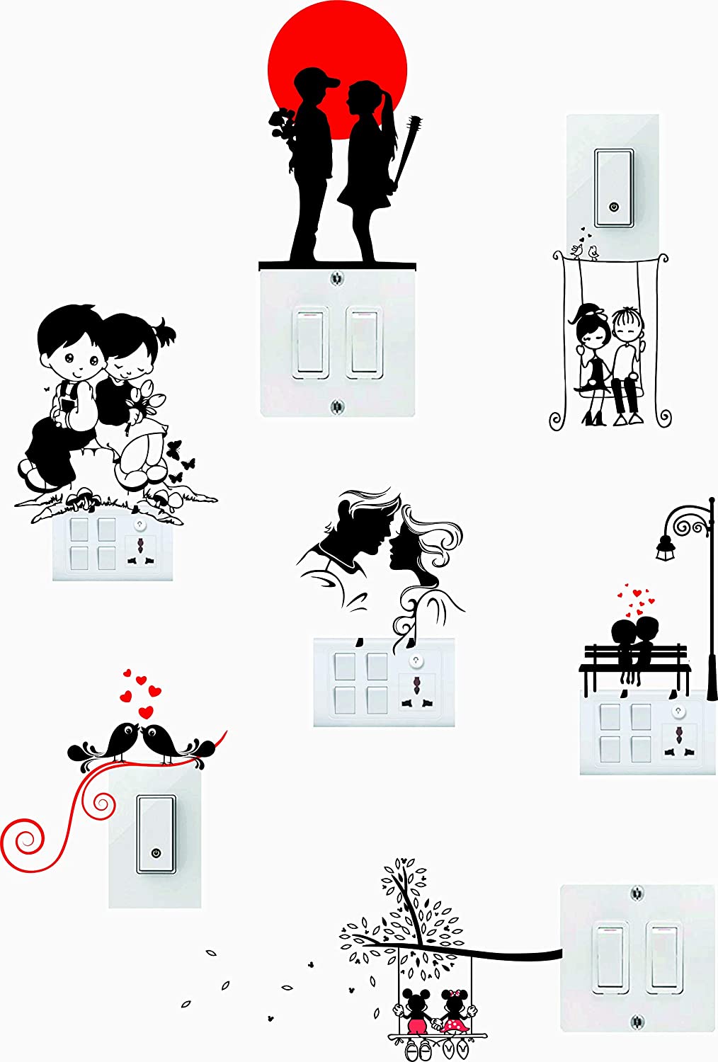 1bhaav Loving Coupels Switch Sticker 1bhaav Loving Coupels Switch Sticker