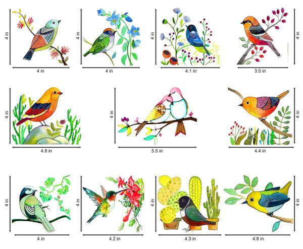 1bhaav Birds Art Switchboard Sticker
