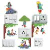 1bhaav Krishna Switch Board Sticker