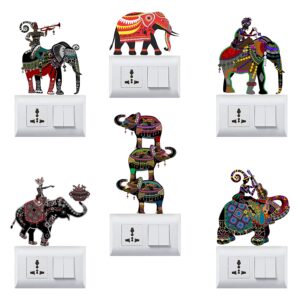 1bhaav Elephants Switchboard Sticker