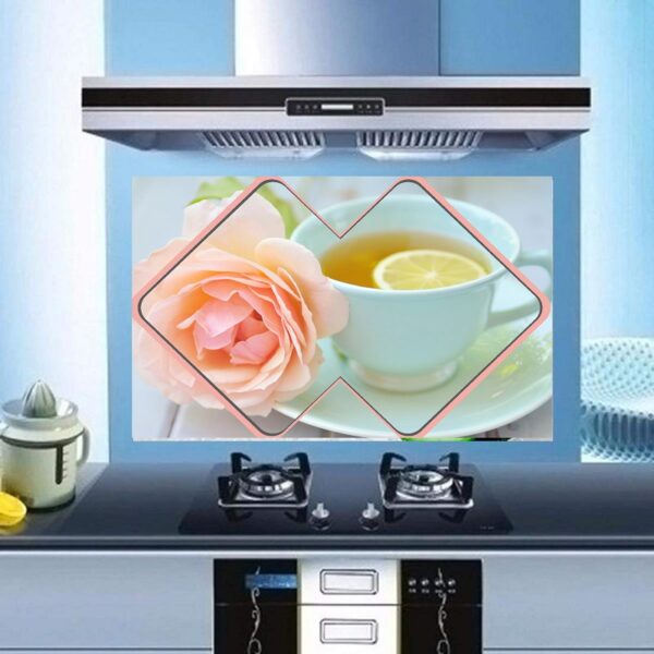 Boplo Flower Design Kitchen Sticker