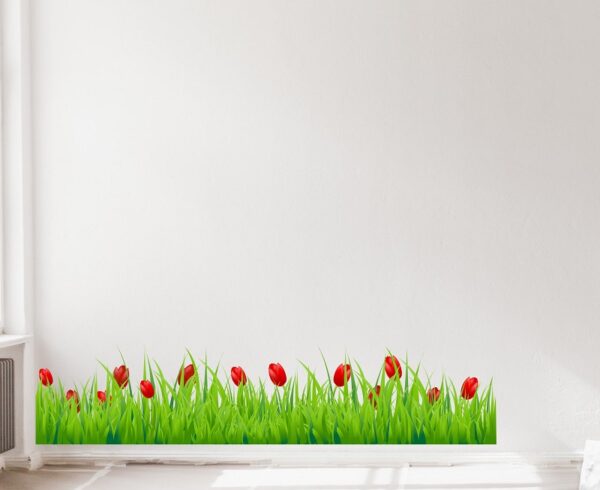 Boplo Beautiful Grass Wall Sticker