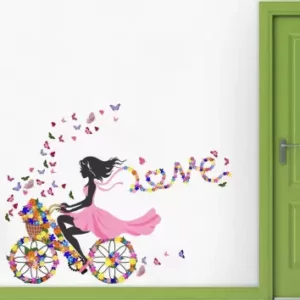 1bhaav Girl with flower Stickers