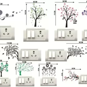 1bhaav Tree Switch Board Sticker