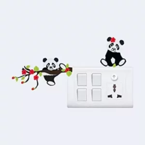 1bhaav Funny Panda Switch Sticker