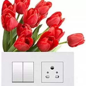 1bhaav Decorative Flower Switch Sticker