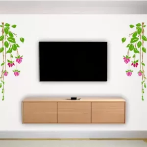 1bhaav Beautiful Green Plant Sticker