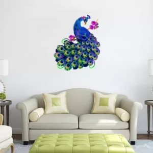 1bhaav Beautiful Peacock Wall Sticker