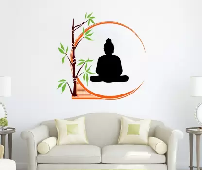 1bhaav Buddha Meditation Wall Stickers (3)