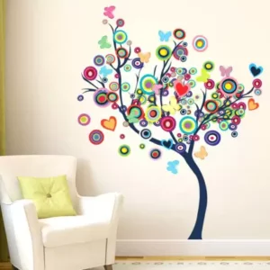 1bhaav Colorful Tree Wall Stickers