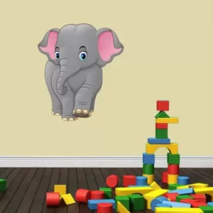 1bhaav Cute Elephant Wall Sticker