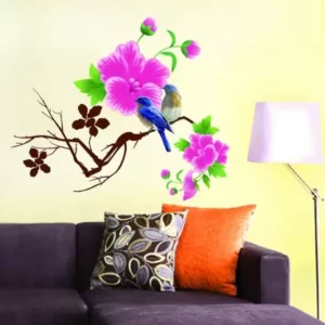 1bhaav Design Blue Birds Sticker