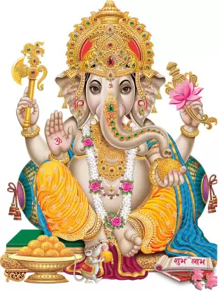 1bhaav Ganeshji Wall Sticker (1)