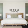 1bhaav Give it to God Quote Sticker