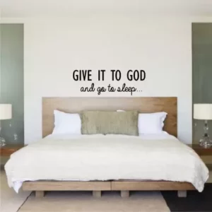 1bhaav Give it to God Quote Sticker