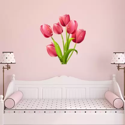 1bhaav Glossy Flower Wall Sticker (1) 1bhaav Glossy Flower Wall Sticker