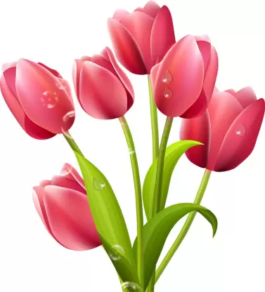 1bhaav Glossy Flower Wall Sticker (2)