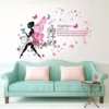 1bhaav Happiness Is Like a Butterfly Quotes Wall Stickers